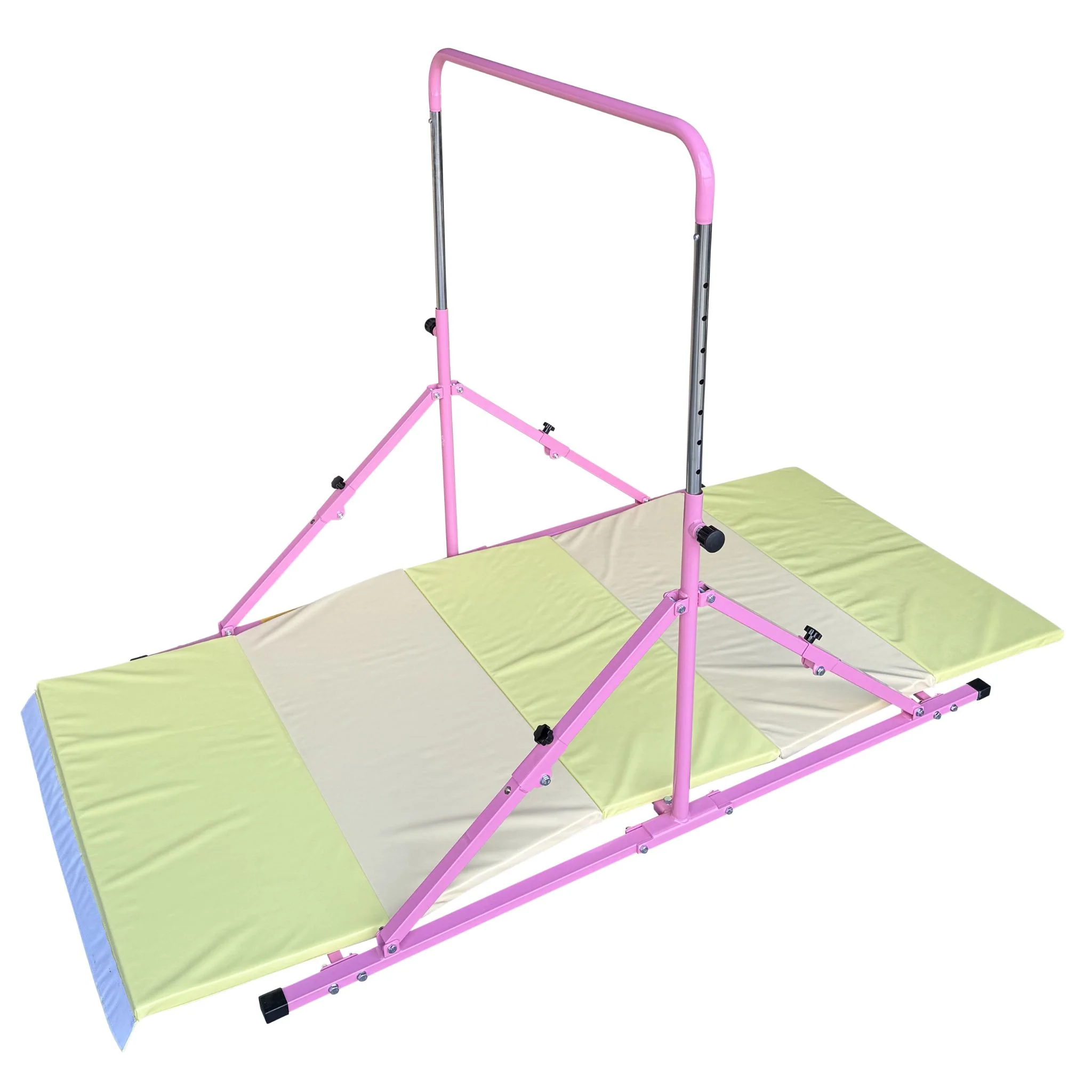 2nd Edition  Mini Folding Junior Pro Adjustable. 84cm to 125cm Horizontal Bars with optional mat - Image 20