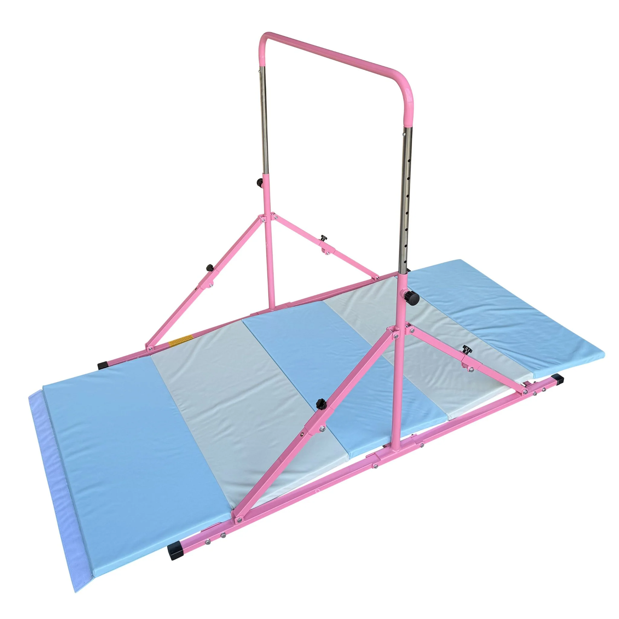 2nd Edition  Mini Folding Junior Pro Adjustable. 84cm to 125cm Horizontal Bars with optional mat - Image 22