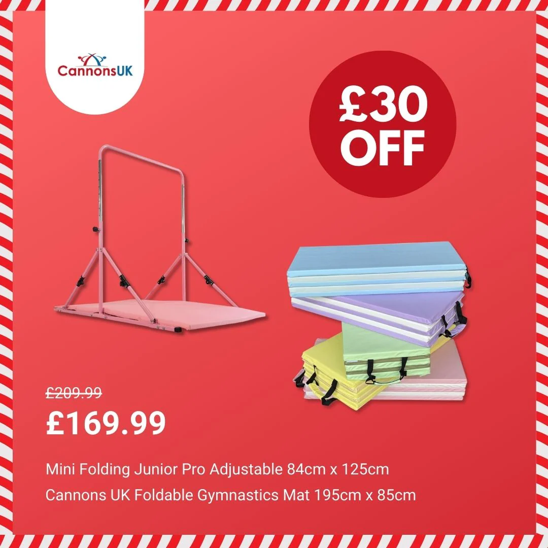 2nd Edition  Mini Folding Junior Pro Adjustable. 84cm to 125cm Horizontal Bars with optional mat - Image 3