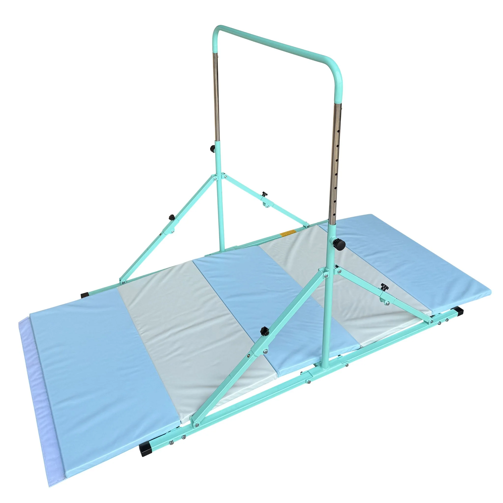 2nd Edition  Mini Folding Junior Pro Adjustable. 84cm to 125cm Horizontal Bars with optional mat - Image 8